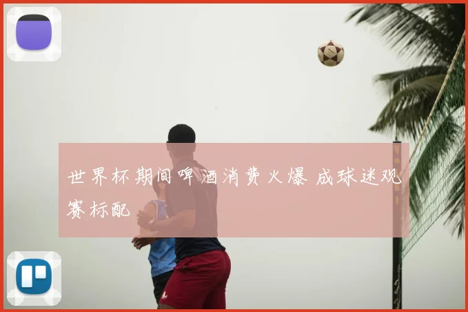世界杯期间啤酒消费火爆 成球迷观赛标配