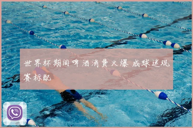 世界杯期间啤酒消费火爆 成球迷观赛标配